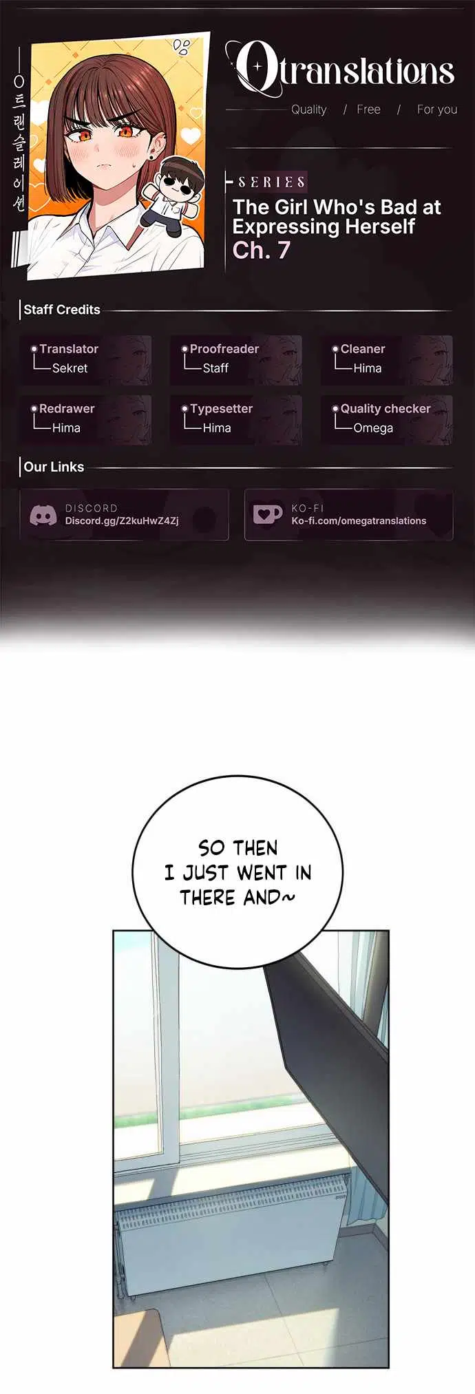 A Girl Clumsy With Her Words Chapter 7 - Page 1